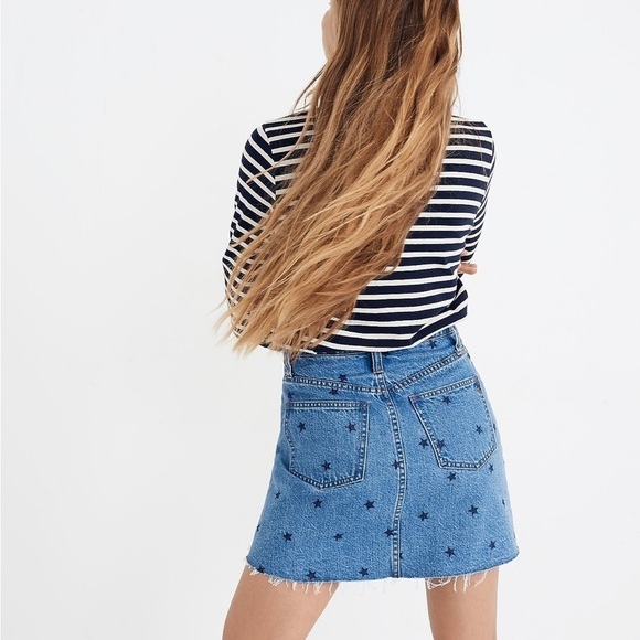 Madewell star denim skirt size 26 - Picture 2 of 11